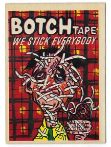1960 Leaf Foney Ads MR. FONEY'S FUNNIES Karte #70 BOTCH TAPE ex+ - Bild 1 von 2