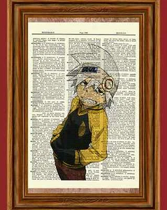 Soul Eater Dictionary Art Print Poster Picture Anime Manga Evans Figure - Picture 1 of 3