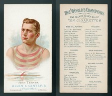 1888 N28 Allen & Ginter World's Champions "John Teemer" EX/NM *AA-3578*