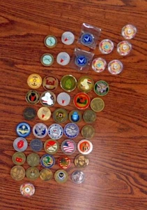 United States Armed forces Challenge Coins - Picture 1 of 22