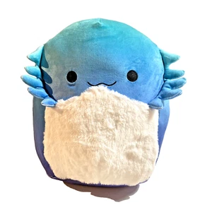 Squishmallows Cella Bearded Dragon Candle Seller Plush Ombre Blue 36cm/14in BNWT - Picture 1 of 12