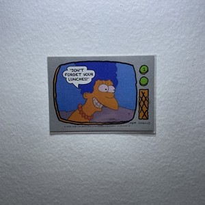 The Simpsons 1990 TOPPS. “Don’t Forget Your Lunches!” #3 Mint Condition