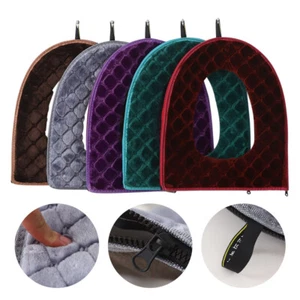 Winter Warm Chenille Seat Cover Pad with Zipper Washable Stretchy Seat Cover Pad - Picture 1 of 29
