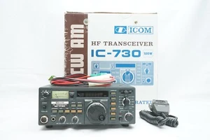 Icom IC-730 HF Transceiver Tested Working Includes Mic Power Cord Ships Fast - Picture 1 of 24