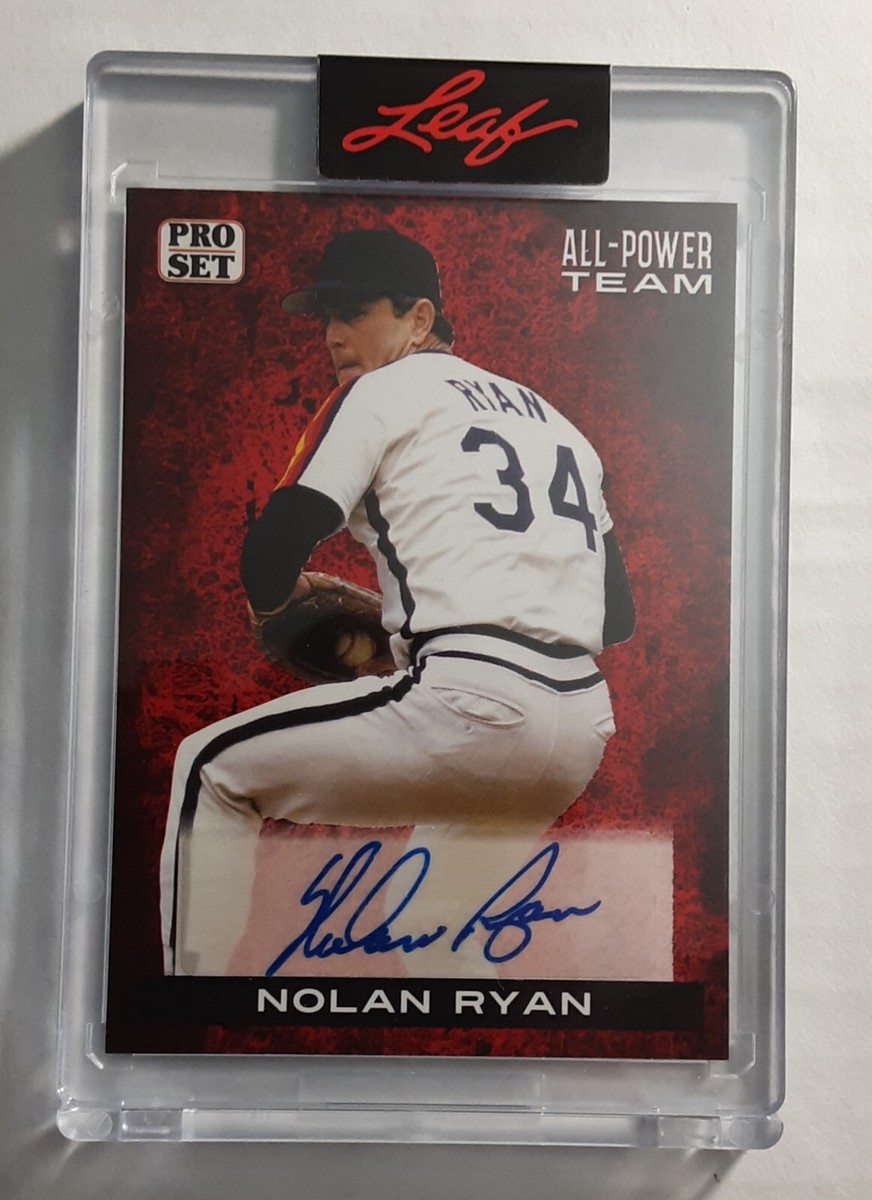 Leaf Nolan Ryan Baseball Sports Autographed Trading Cards for sale 