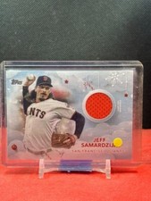 2020 Topps Holiday Relic #WHR-JR JSM Jeff Samardzija San Francisco Giants