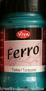 Viva Decor Ferro Metall-Effekt für Innen und Außen Schablonieren 90ml Farbwahl - Bild 1 von 13