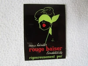 Rouge Baiser rigoureusement pur alter Taschenspiegel Werbespiegel 7,8x5,9cm rar! - Picture 1 of 7