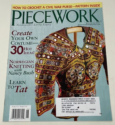 PIECEWORK Magazine May/June 2007 Crochet Embroidery Knitted needlework - Image 1 of 4