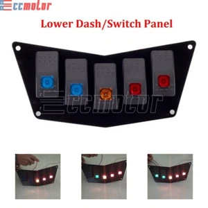 Dash Switch Plate Panel Metal 5 Switch Rocker Toggle For Polaris RZR 900 800 570 - Bild 1 von 8