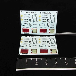 B-1B Lancer. Seat Belts 3D Decals Scale 1:72 Metallic Details MDP72019 - Picture 1 of 7