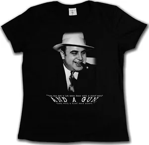 T-shirt ritratto classico al capone - Mafia Mob Familia Chicago Gangster Boss USA - Foto 1 di 2