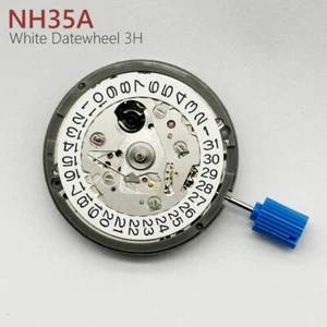 Authentic NH35 NH35A Automatic Watch Movement - 24 Jewel- Crown at 3 oclock - Picture 1 of 2