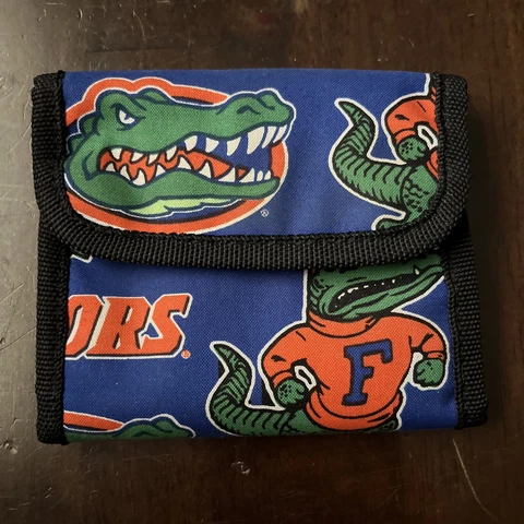 Florida Gators Nylon Wallet NCAA Trifold Billfold ID Broad Bay Cover