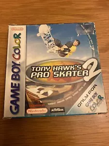 Nintendo GameBoy Color Tony Hawk’s Pro Skater 2 Boxed With Manual Gwo - Picture 1 of 9