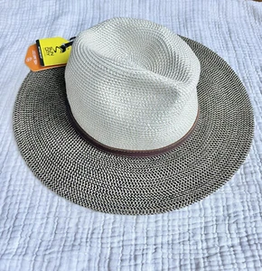 Cappello Sunday Afternoons nuovo con etichette donna Coronado Sun tweed crema marrone medio UPF 50+ - Foto 1 di 7