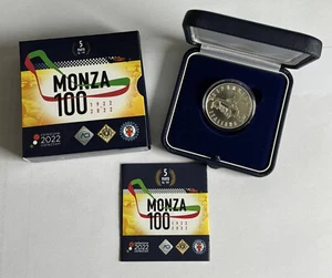 5 Euro Silber Italien 2022, Monza Formel 1 Strecke - Bild 1 von 3
