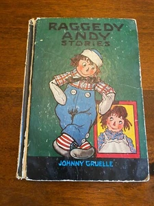 Vintage 1948 Raggedy Andy Stories By Johnny Gruelle Hardcover - Bild 1 von 9