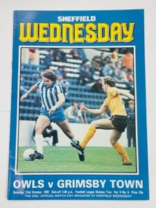 1982/83 Sheffield Wednesday V Grimsby Town 23.10.1982 Division 2 - Bild 1 von 1