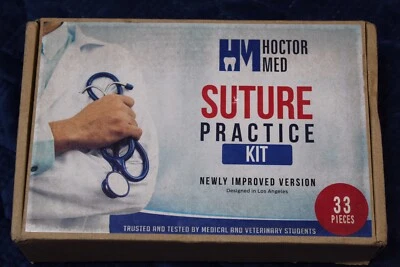  HM HOCTOR MED Suture Practice Kit 33 Pieces  NEW - Image 1 of 4