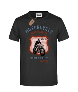 Biker Route 66 Herren T-Shirt schwarz S - 5XL Motorrad, Auto, Freizeit, Print - Bild 1 von 3