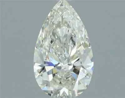 0.30 Ct Natural Lustrous Diamond Pear Cut I/SI1 Grade 6 x 3 mm GIA CERTIFIED - Image 1 of 4