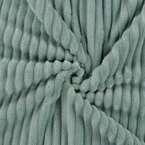 Tacto Suave Polar Jumbo Cuerda Tejido Oscuro Polvoso Menta - Imagen 1 de 3