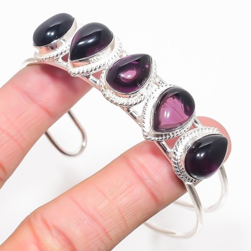 VALENTINO Bracciale Bracciale Bracciale Bracciale Gioielli Argento Sterling 925 Viola Ametista Regolabile