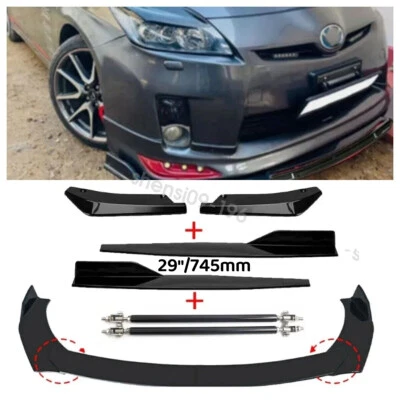 Car Front Rear Bumper Lip Spoiler Splitter Body Kits For Toyota Prius US STOCK - Изображение 1 из 4