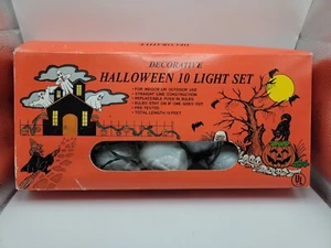 Set di luci decorative vintage teschio di Halloween 10 pezzi infestate spettrali - Foto 1 di 3