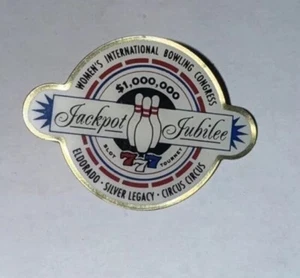 WIBC Women's International Bowling Congress Jackpot Jubilee lapel pin El Dorado - Picture 1 of 2