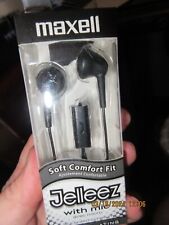 Maxell Jelleez Soft Comfort Fit Noise Isolating Earbuds with Mic - Black #191569