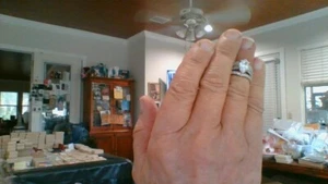 0.25 Sterling Silver Wedding Ring Set African Marquise Cut Diamond - Picture 1 of 5