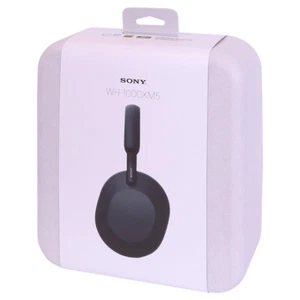 Casque supra-auriculaire sans fil antibruit Sony WH-1000XM5 noir - Photo 1 sur 5