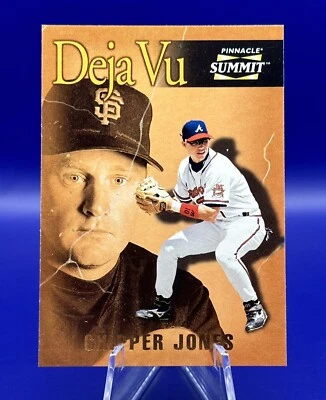 1996 Pinnacle Summit Deja Vu CHIPPER JONES MATT WILLIAMS #161 Braves / Giants - Image 1 of 2