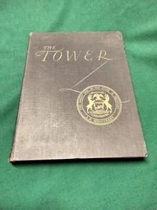 Original 1937 University of Detroit "The Tower" Jahrbuch ~sehr guter Zustand** - Bild 1 von 14