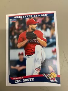 Zac Grotz 2021 Worcester Red Sox Team Card - Picture 1 of 1