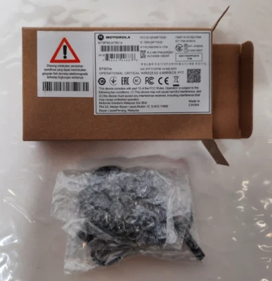 Motorola Boom Mic Wireless Earpiece With In-Line Push To Talk - PMLN7851A - NEW - Image 1 of 4