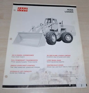 Cargador de tractor estuche W26B folleto de ventas folleto - Imagen 1 de 3