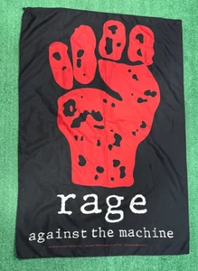 1994 Rage Against the Machine Band Flagge - selten Vintage - SAMMLERSTÜCK! - Bild 1 von 6