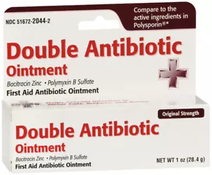DOUBLE ANTIBIOTIC OINTMENT 1 OZ bacitracin zinc/polymyxin B TOPICAL OINT. (G) - Picture 1 of 1