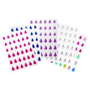 5 Sheets Eye Area Children Performance Glitter Jewels For Makeup Eye Gems Kids - Picture 1 of 12