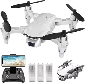Foldable Mini Drone with 720P HD Camera for Kids and Adults Altitude Hold - Picture 1 of 12