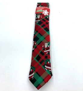 Holiday Traditions Hallmark  "Santa” Men's Neck Tie 58 inches NWT - Picture 1 of 4