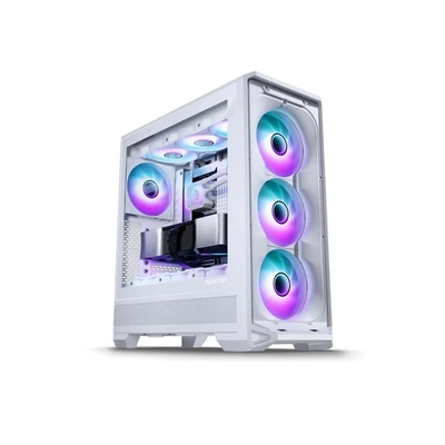 Phanteks Eclipse G400A RGB Tempered Glass Mid Tower Gaming PC Case - White - Image 1 of 4