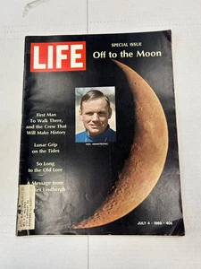 LIFE MAGAZINE JULY 4, 1969 OFF TO THE MOON EXCELLENT CONDITION - Foto 1 di 1
