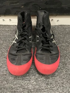 Asics JB Elite schwarz/rot Ringerschuhe Größe 11,5 - Bild 1 von 8