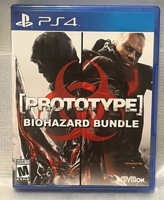 Prototype Biohazard Bundle PlayStation 4 PS4 w/ Case  - Image 1 of 2