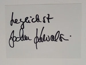 Jochen Kowalski - - original Autogramm - ca. 10x15cm - Schriftstück - Bild 1 von 1