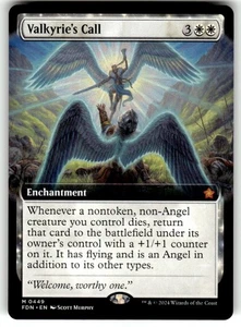 MTG - Valkyrie's Call (Extended Art) 449 - Foundations NM - Picture 1 of 2